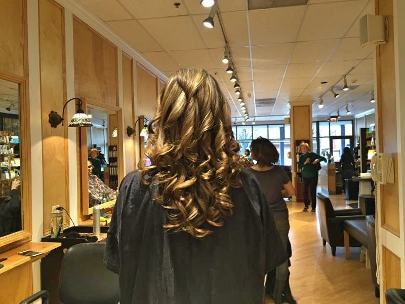 Balyage curled